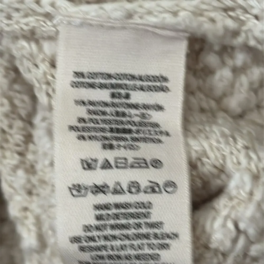 Free People Big Easy Oatmeal Knit Cropped Cowl Turtleneck Sweater